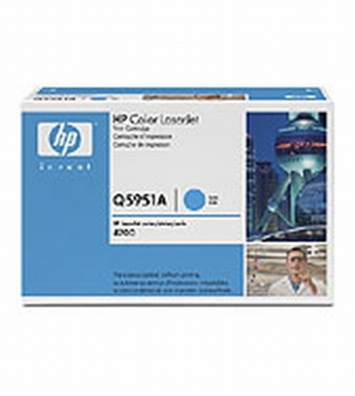 HP Q5951A C (HP 643A) Cyan Lasertoner, Original 10000 print