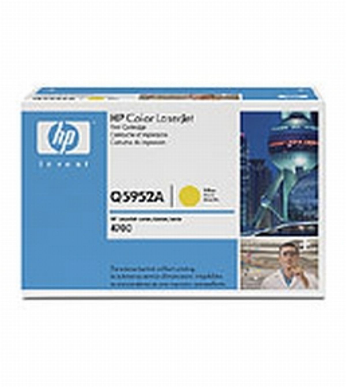 HP Q5952A Y (HP 643A) Gul Lasertoner, Original 10000 print