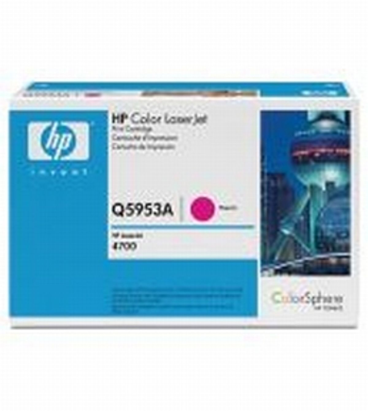 HP Q5953A M (HP 643A) Magenta Lasertoner, Original 10000 print