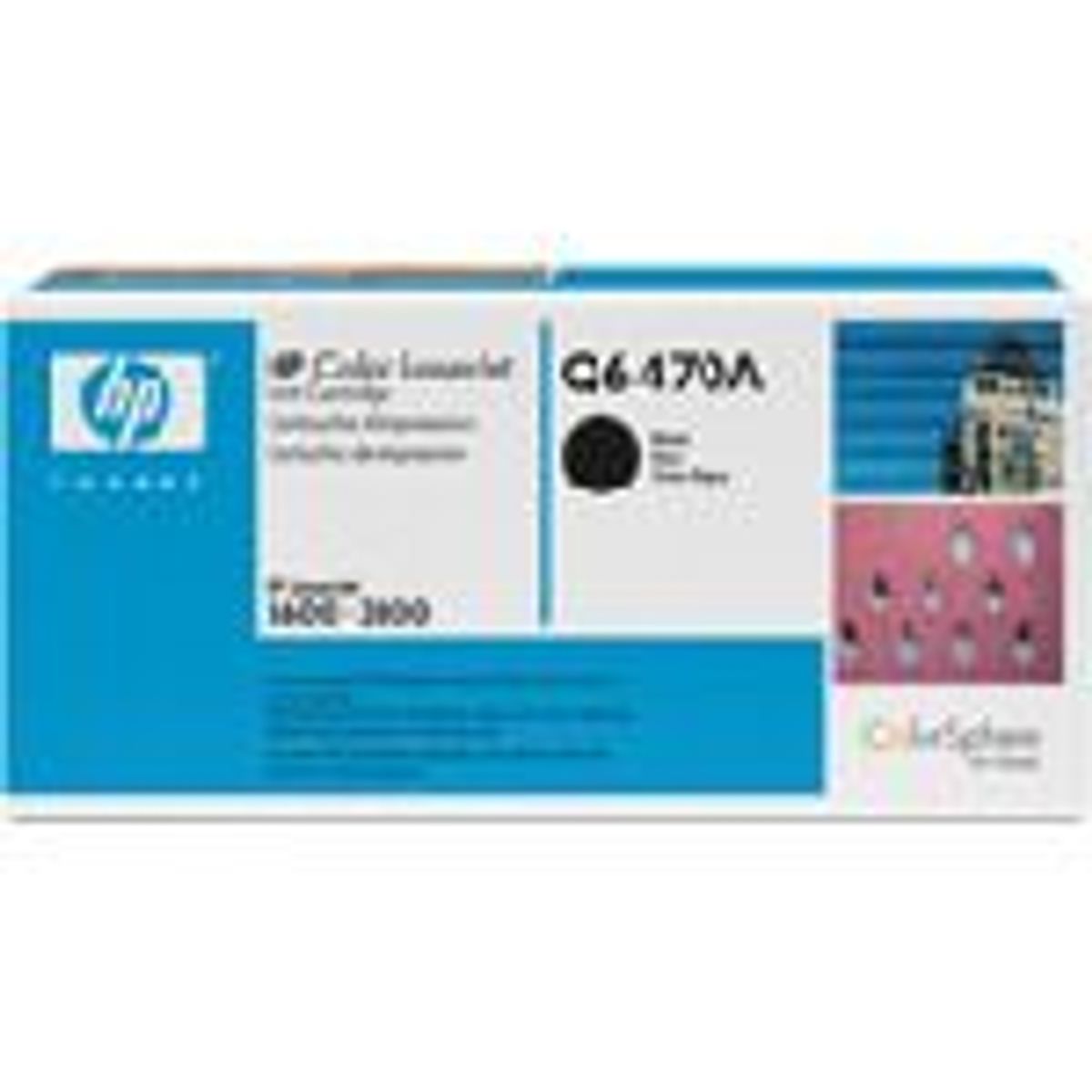 HP Q6470A / 501A Sort Lasertoner Original