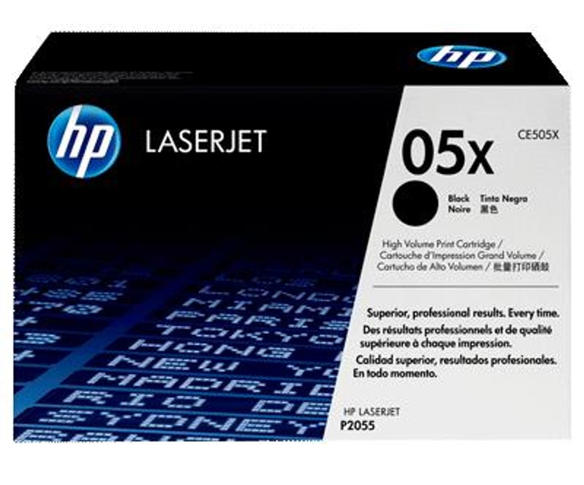 HP Toner CE505XC Black black