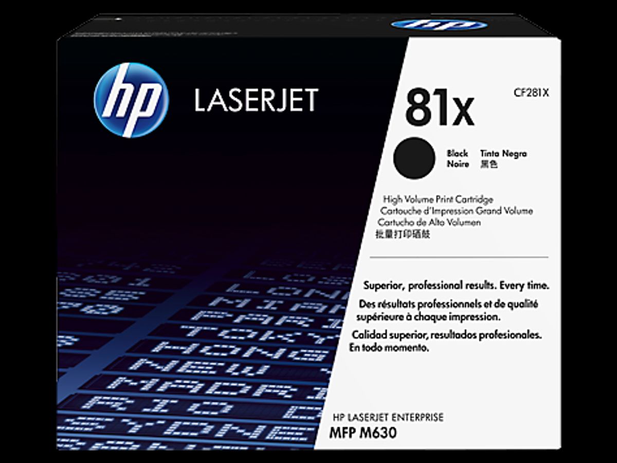 HP Toner CF281XC black Contract toner sort