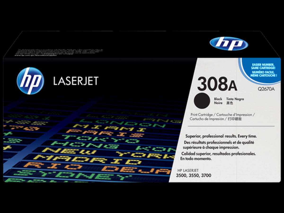 HP Toner Q2670a Sort