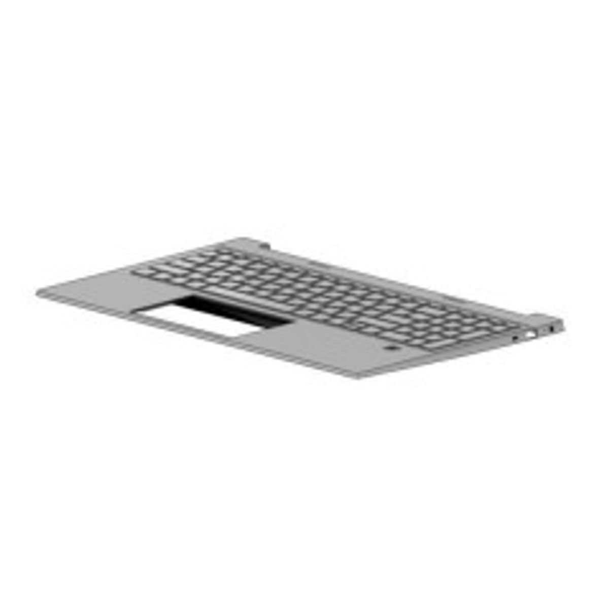 HP TOP CVR nSDC W KB NSV BL INTL