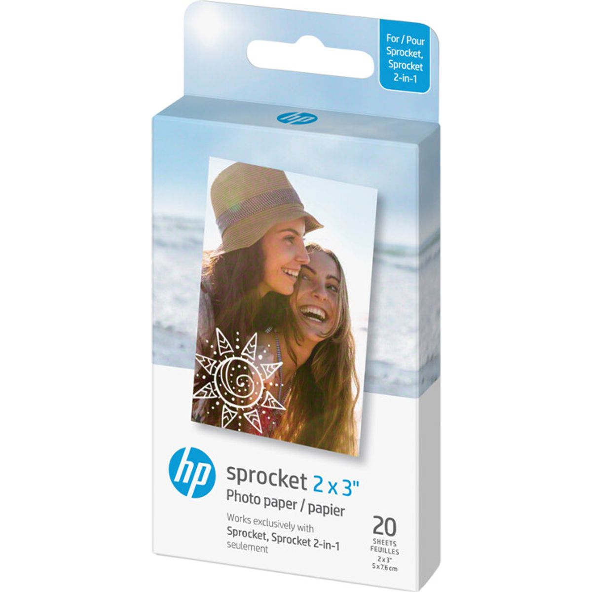 Hp - Zink Paper Sprocket For Luna 2x3 - 20 Pack