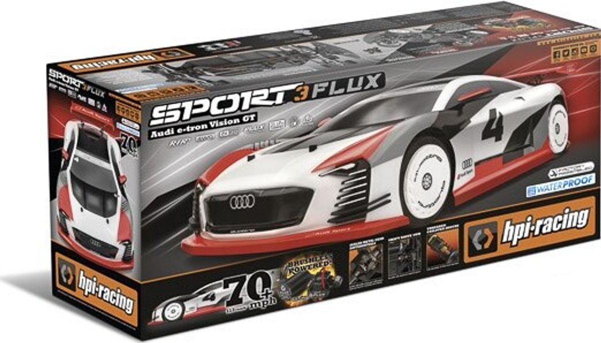 Hpi Racing - Flux Audi E-tron Vision Gt Sport 3 Fjernstyret Bil - Hp160202