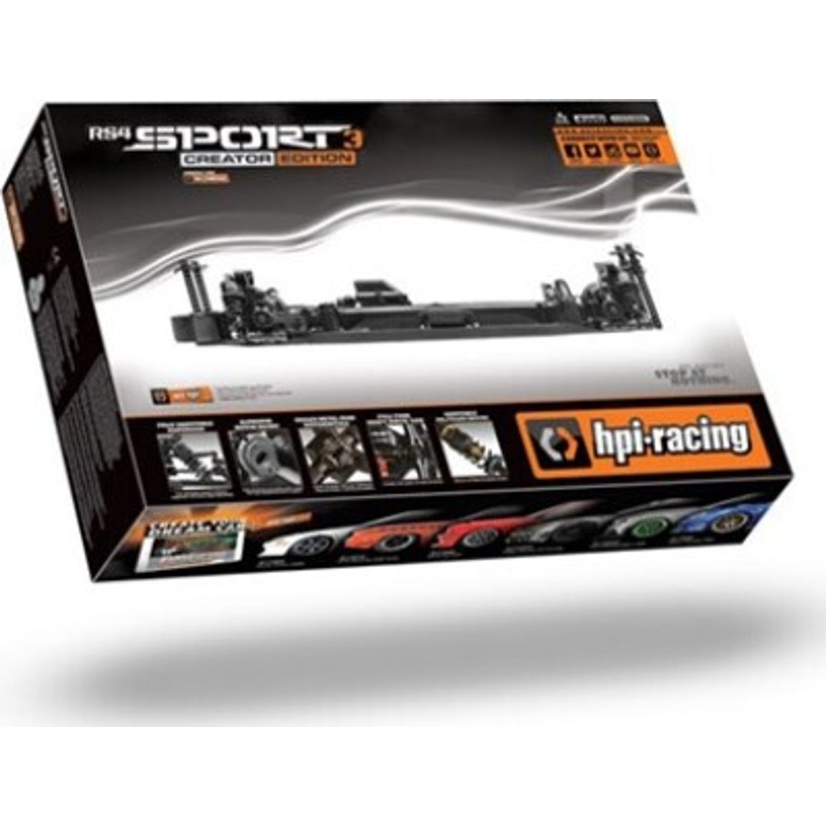 Hpi Racing - Rs4 Sport 3 Creator Edition Fjernstyret Bil - Hp118000