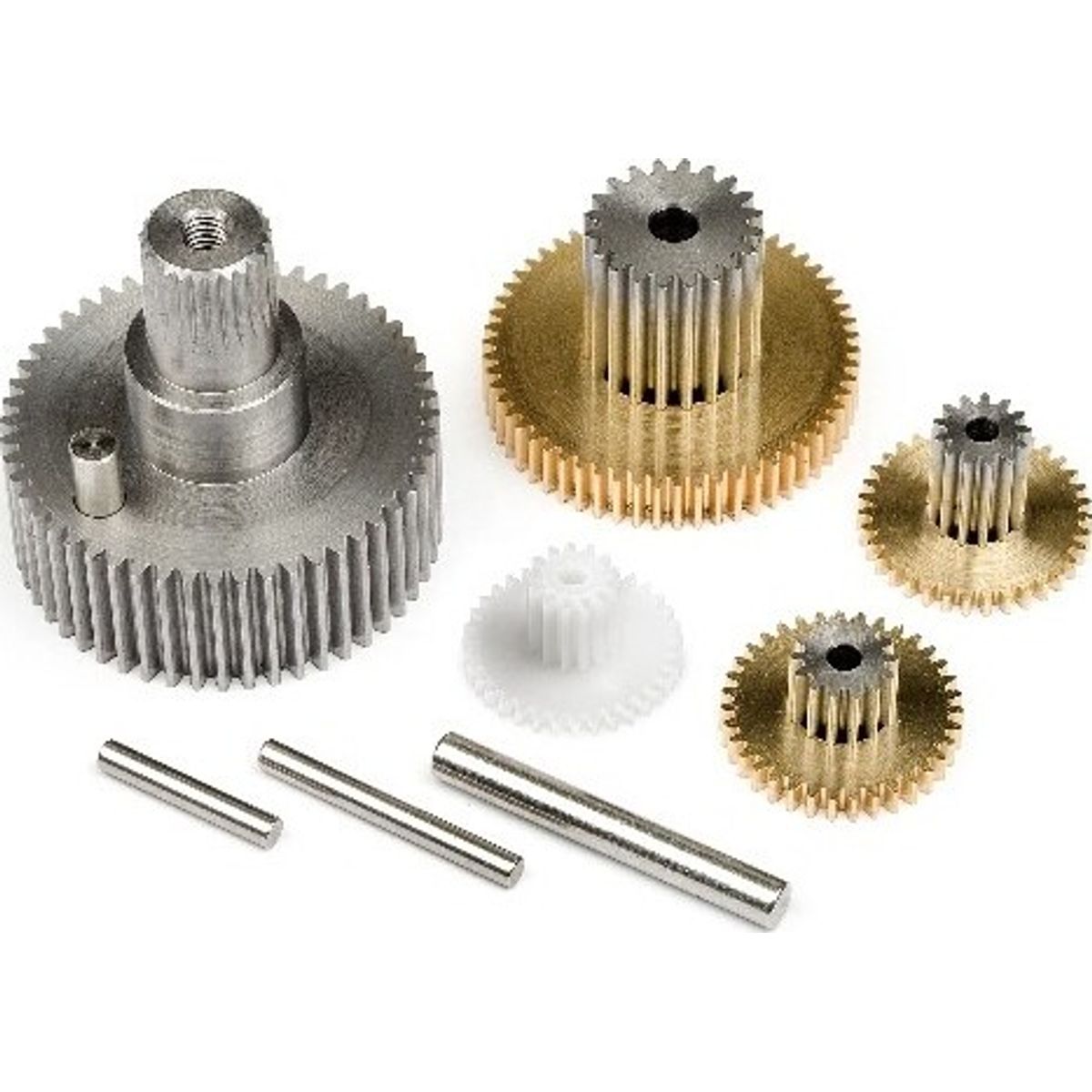 Hpi Sfl-11mg Servo Gear Set - Hp102774 - Hpi Racing