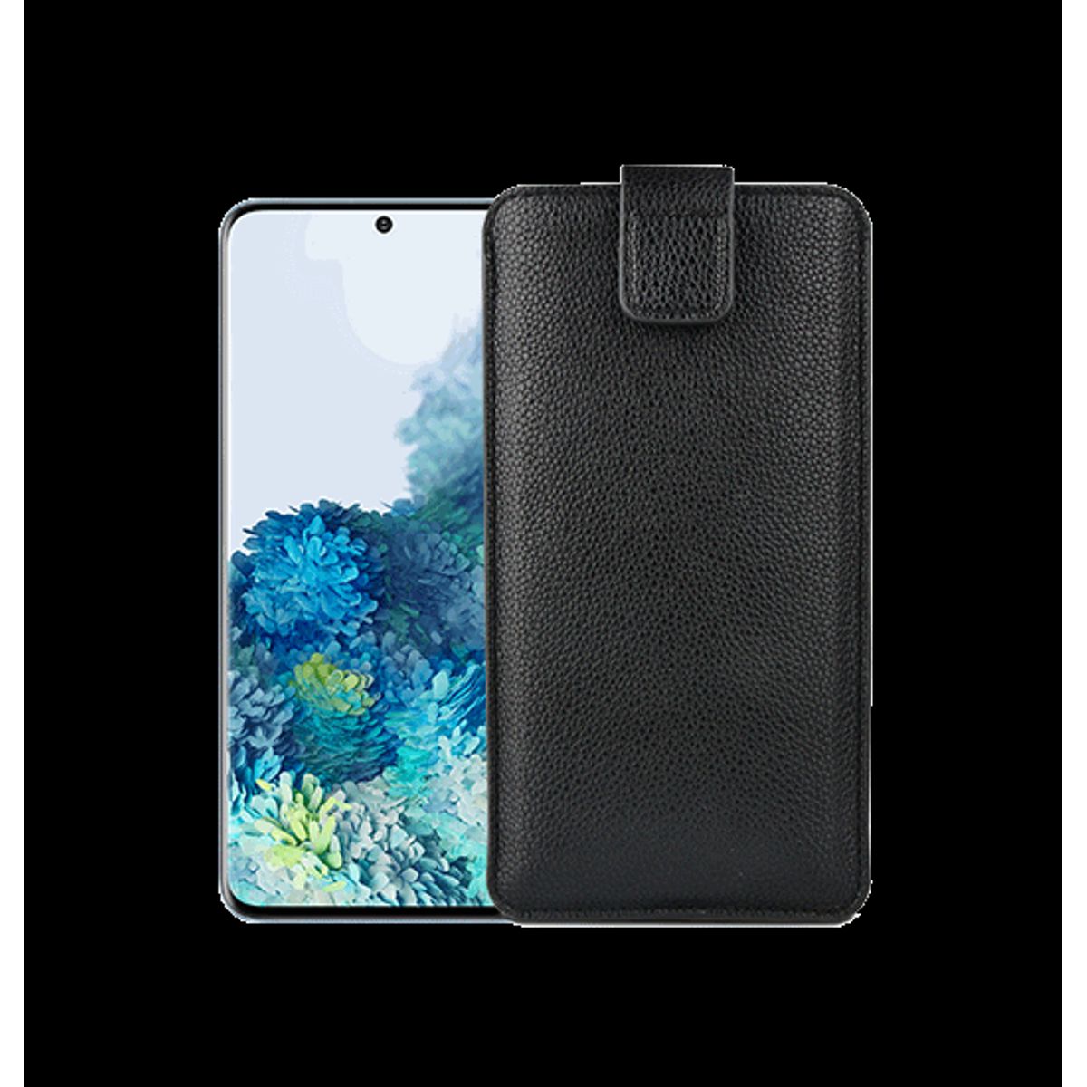 Huawei Mate 40 Pro - Verona Læder Sleeve M. Lukning - Black Onyx