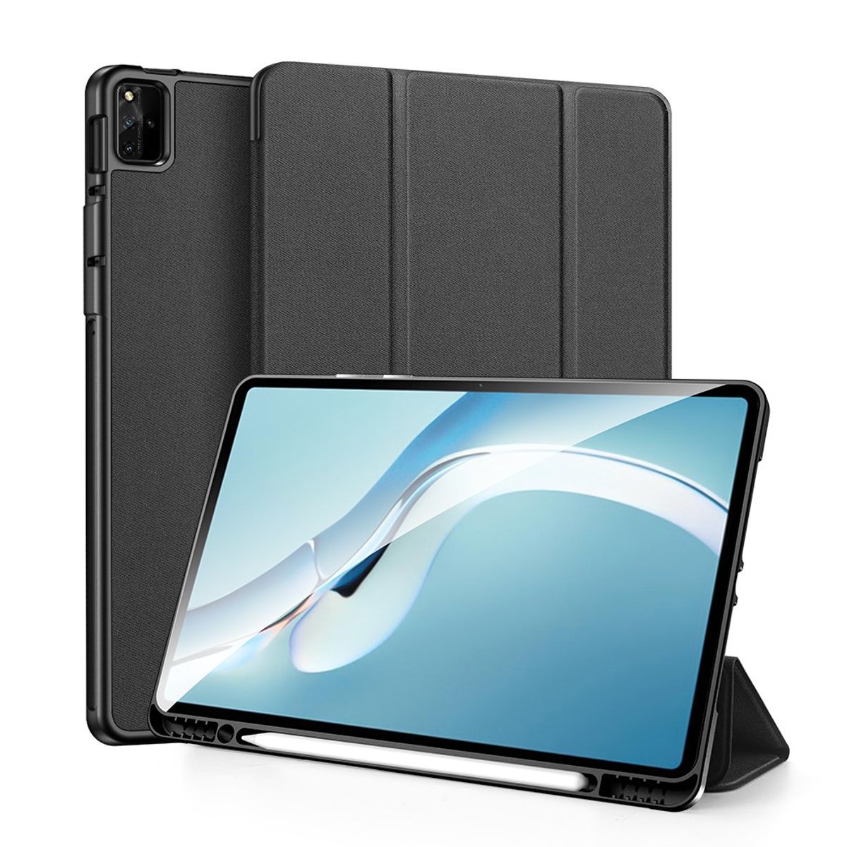 Huawei MatePad Pro 12.6 (2021) - DUX DUCIS Domo Series Tri-Fold Smart cover - Sort