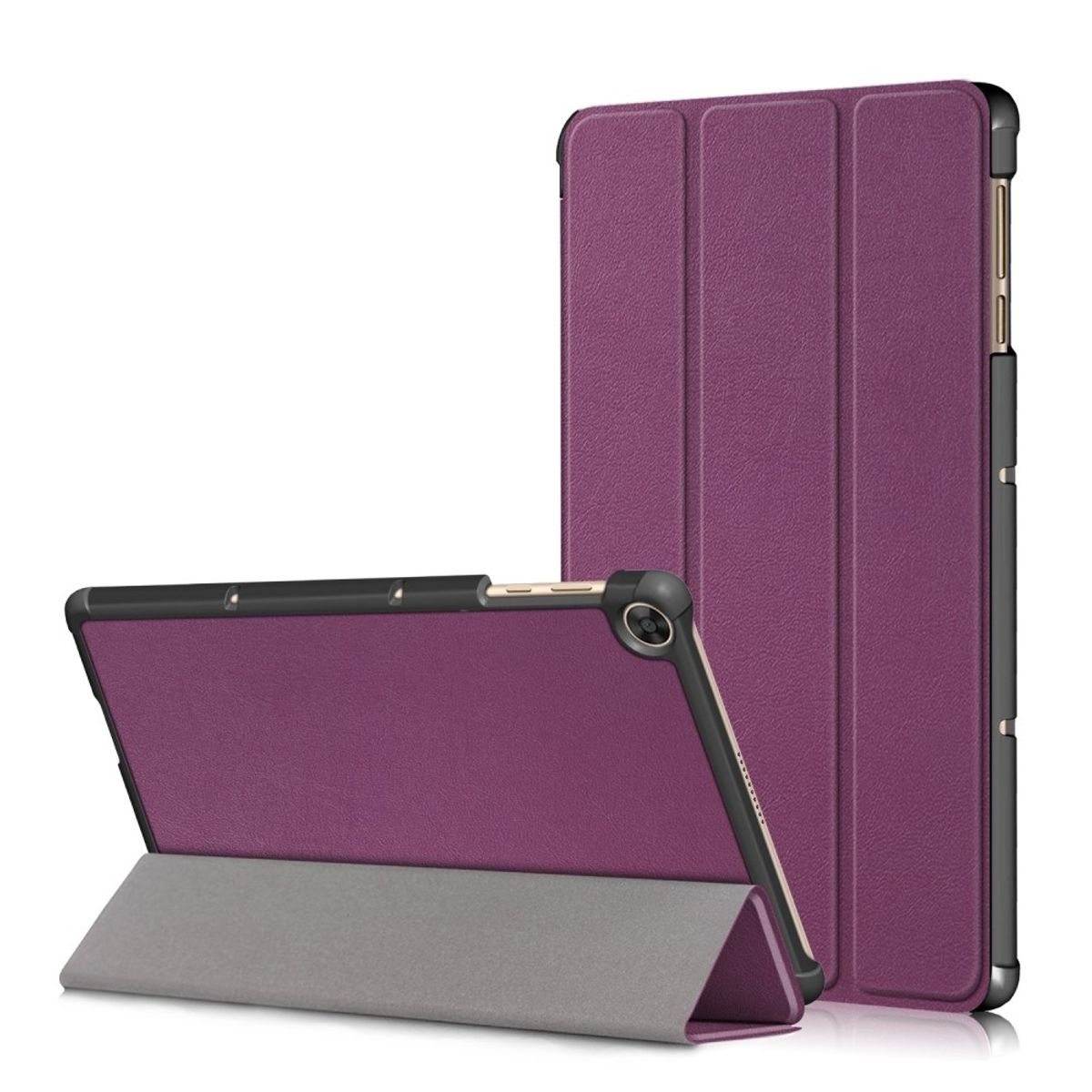 Huawei MatePad T10s - Tri-Fold læder cover - Lilla