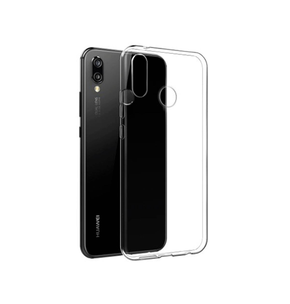 Huawei P20 Lite - Ultra-Slim Silikone Cover - Gennemsigtig