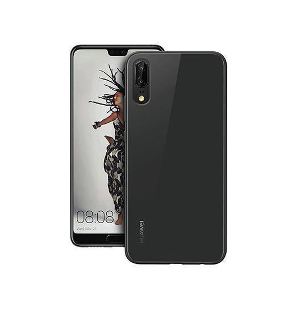 Huawei P20 - Premium 0.3 Silikone Cover - Gennemsigtig