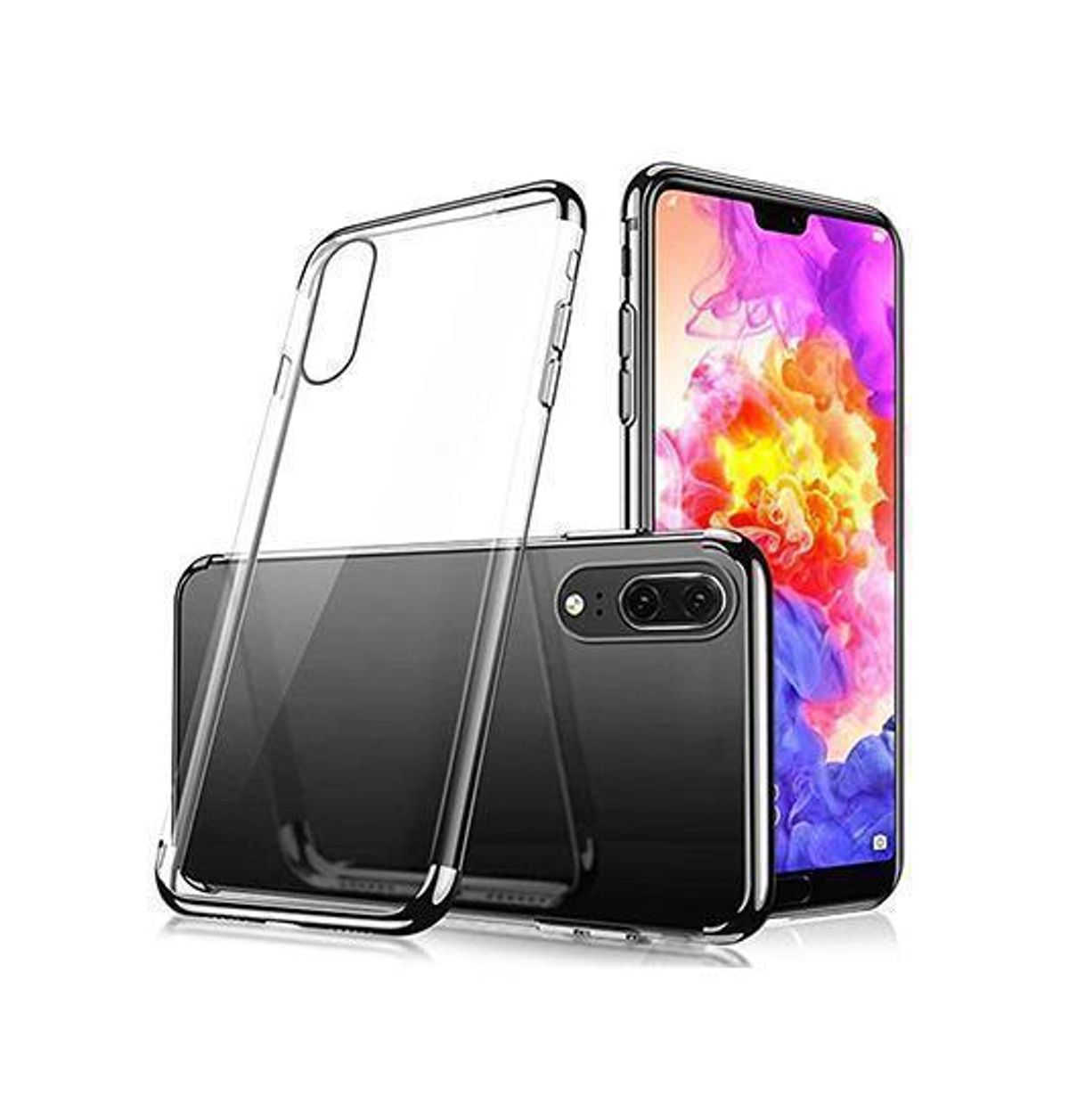 Huawei P20 Pro - Valkyrie Silikone Hybrid Cover - Sort