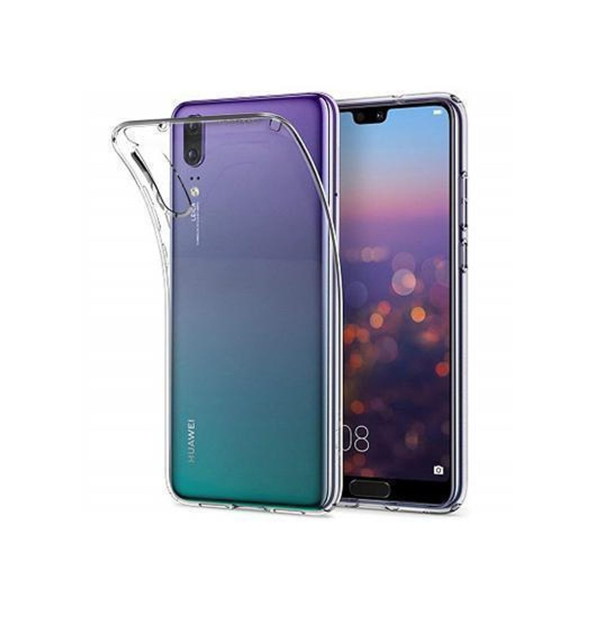 Huawei P20 - Ultra-Slim Silikone Cover - Gennemsigtig