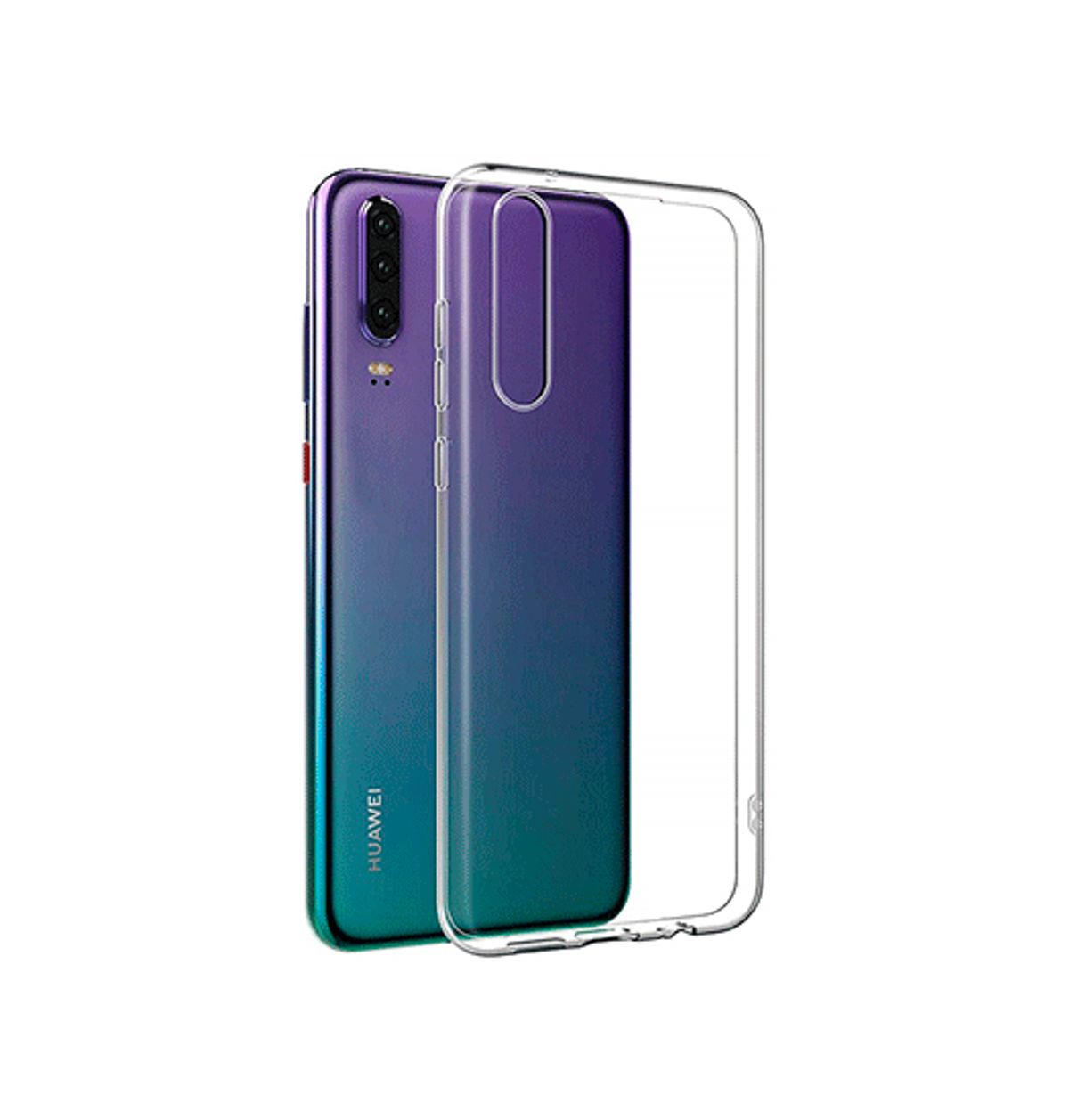 Huawei P30 - Ultra-Slim Silikone Cover - Gennemsigtig