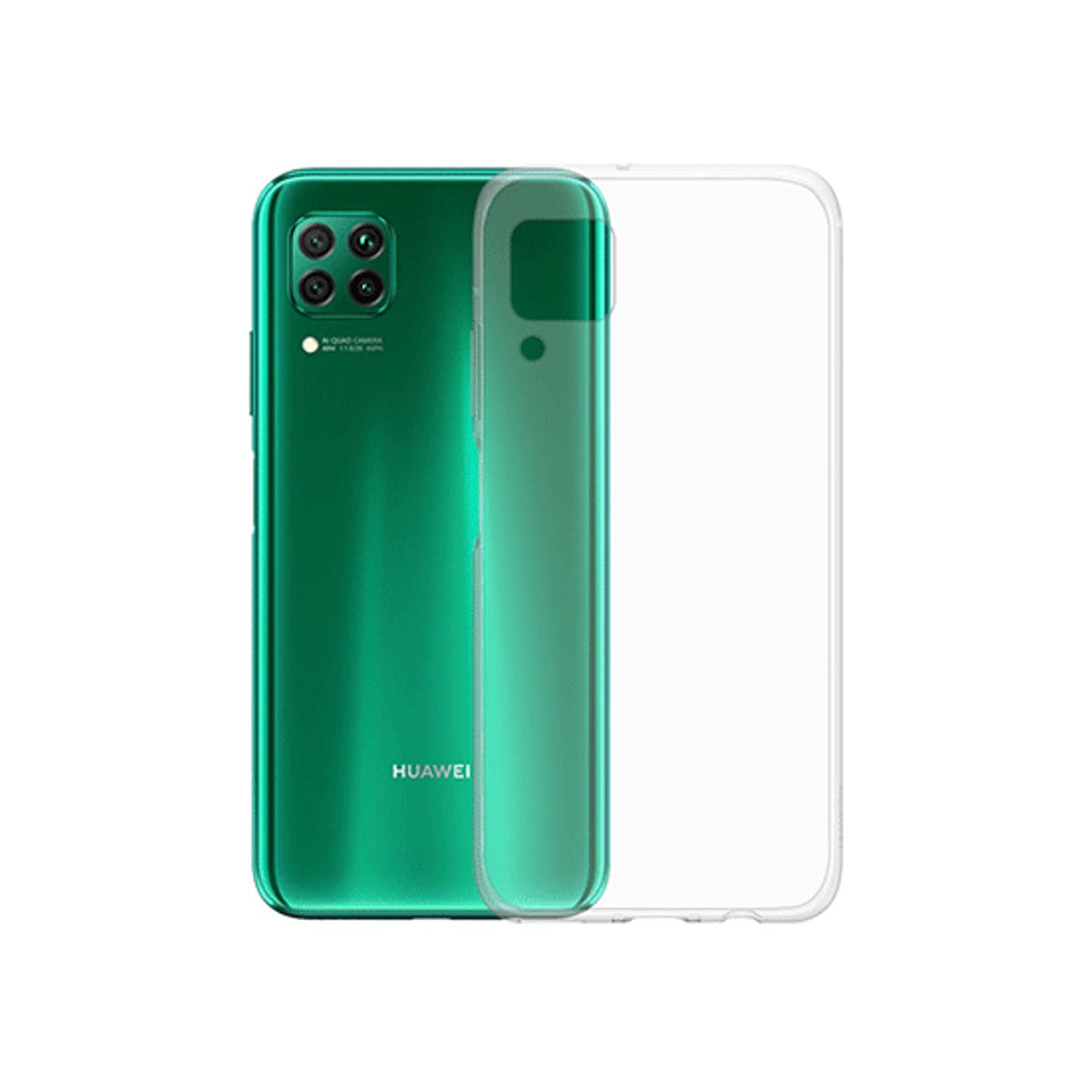 Huawei P40 Lite - Ultra-Slim Silikone Cover - Gennemsigtig