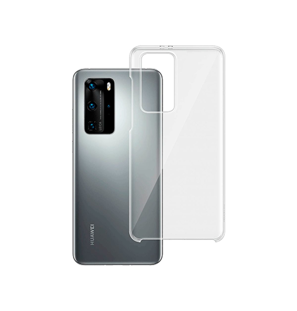 Huawei P40 Pro - Ultra-Slim Silikone Cover - Gennemsigtig