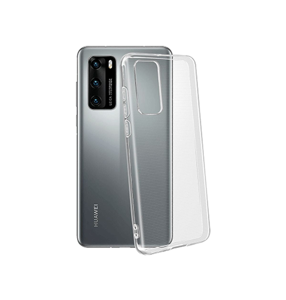 Huawei P40 - Ultra-Slim Silikone Cover - Gennemsigtig