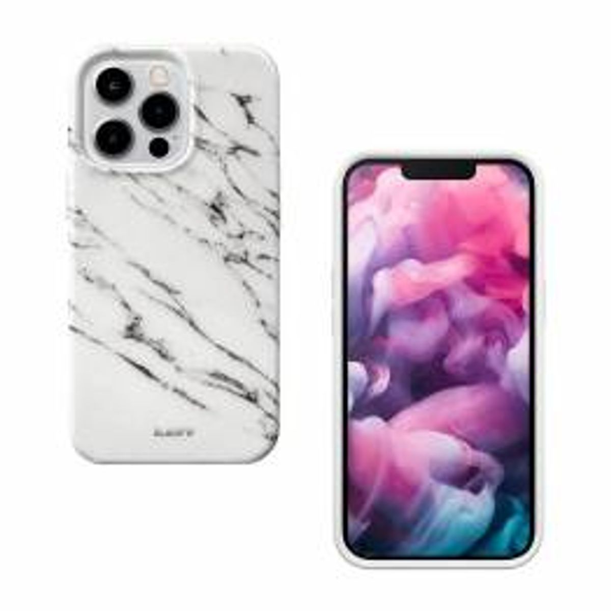 HUEX ELEMENTS iPhone 13 Pro cover - Marble White