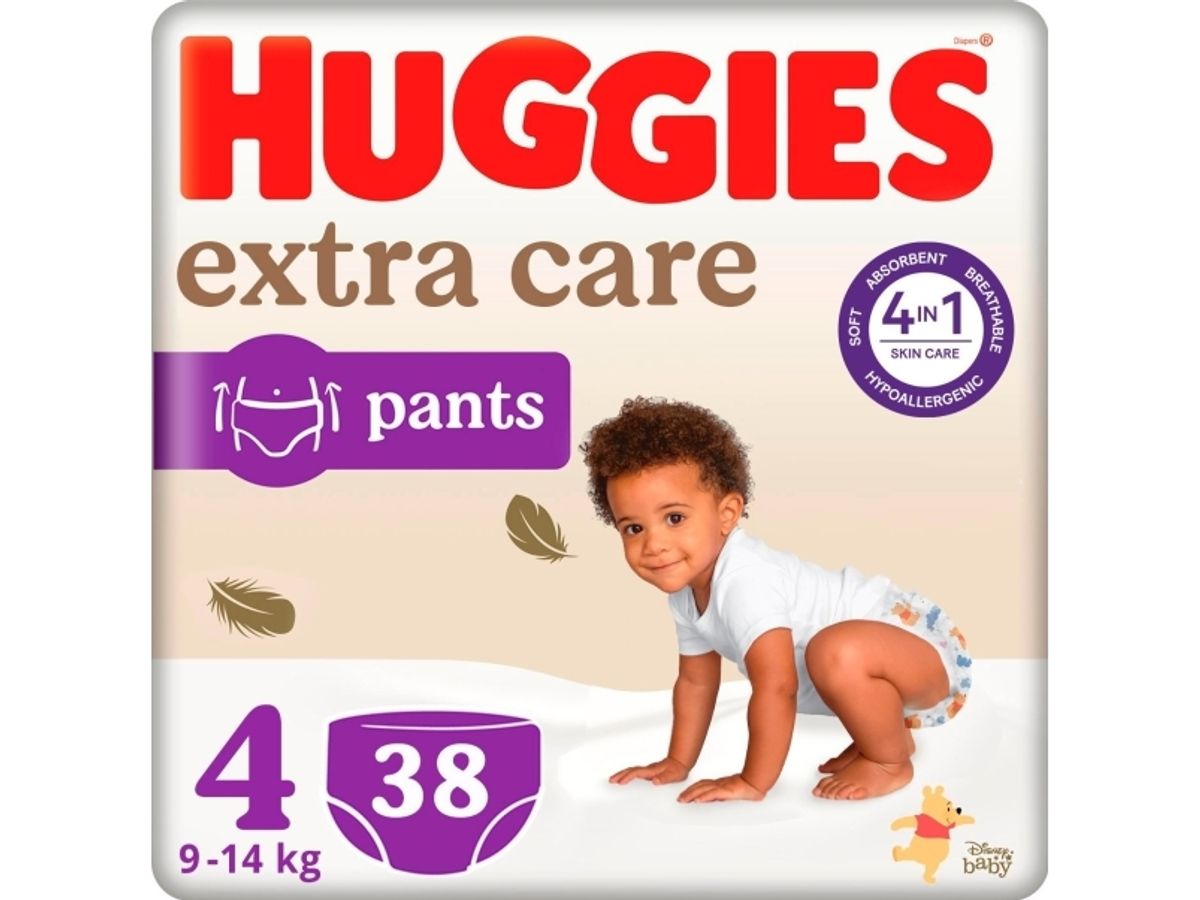 Huggies Bleer Huggies Extra Care Pants Str. 4 (9-14 Kg) 38 Stk