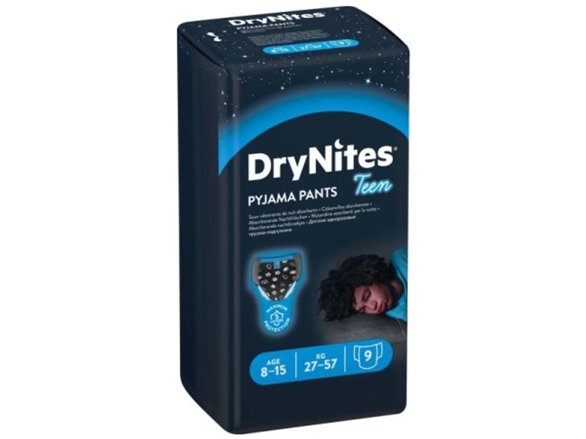 Huggies Drynites Pyjama Pants, Dreng, Bukseble, 27 Kg, 57 Kg, Flerfarvet, Velcro