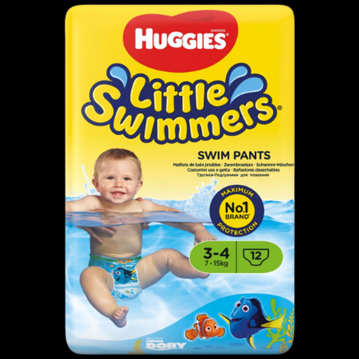 Huggies Little Svimmers Svømmebleer 7-15kg - 12 stk