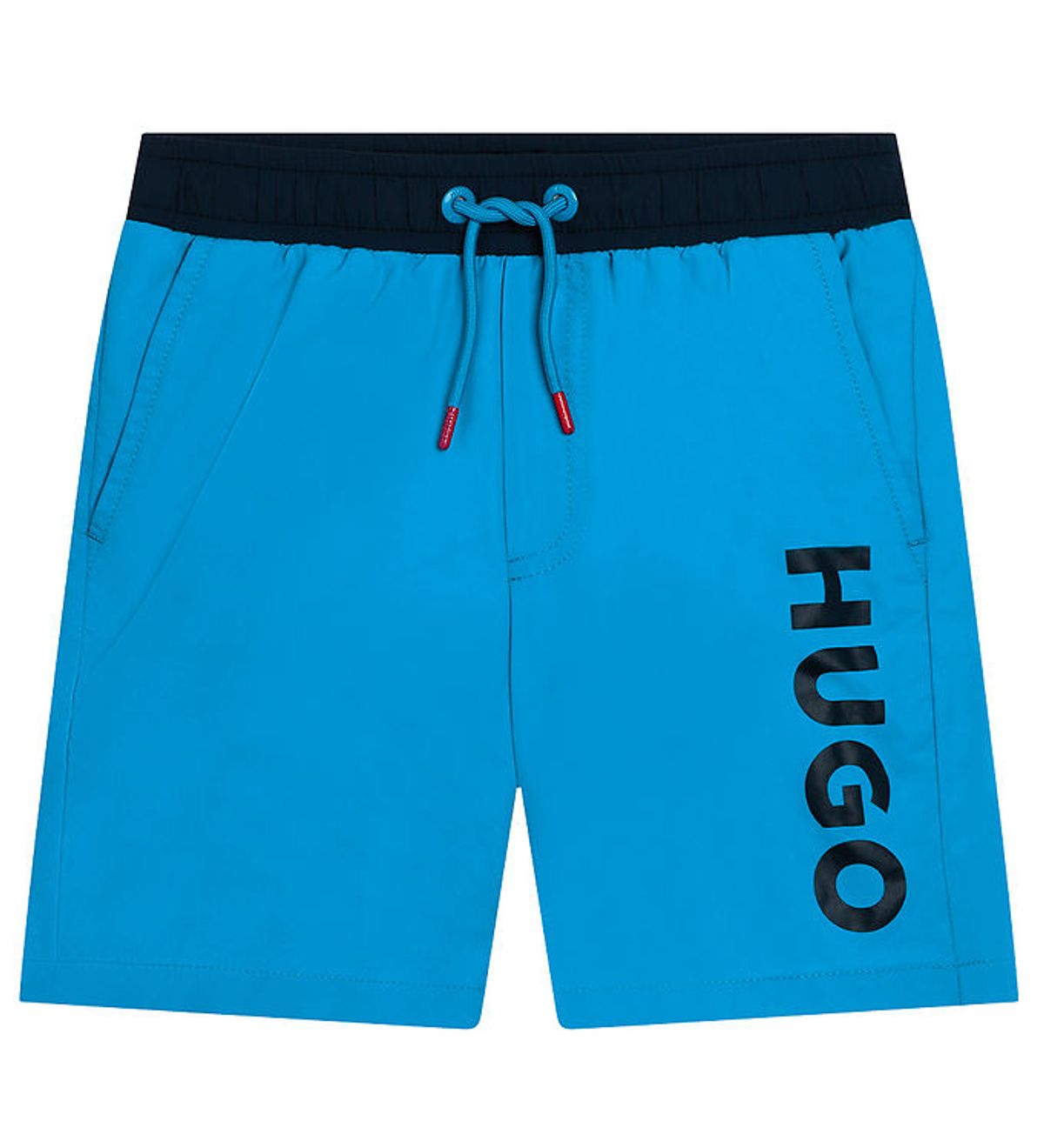 HUGO Badeshorts - Electric Blue m. Navy