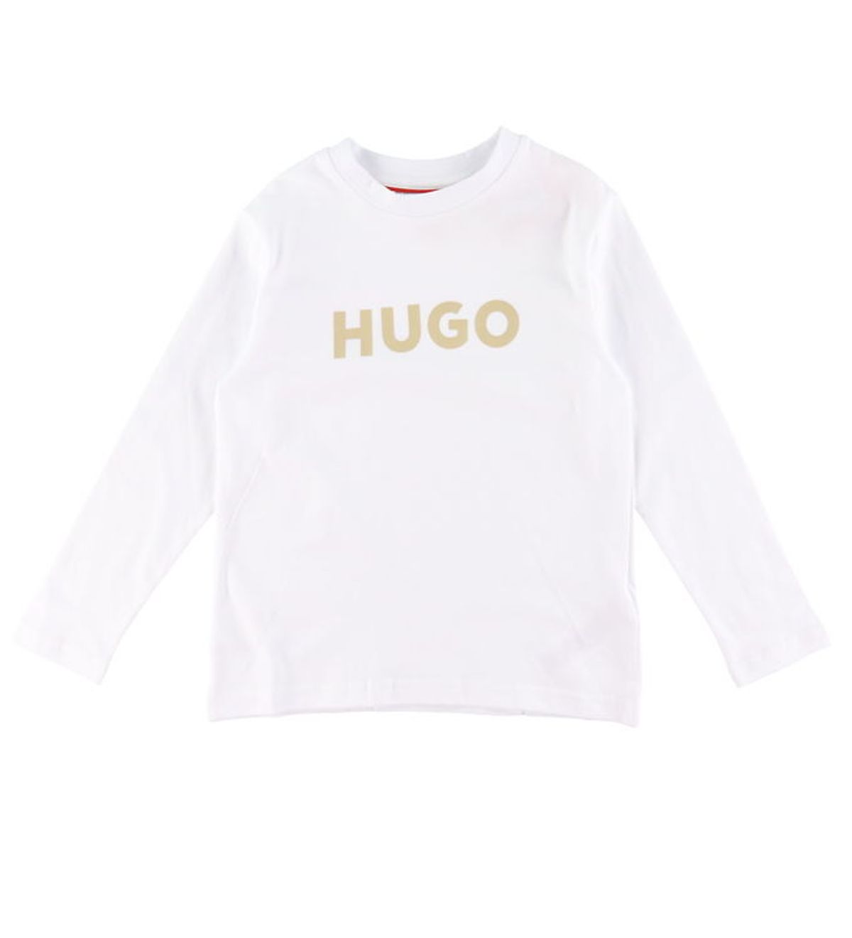 HUGO Bluse - Hvid m. Beige