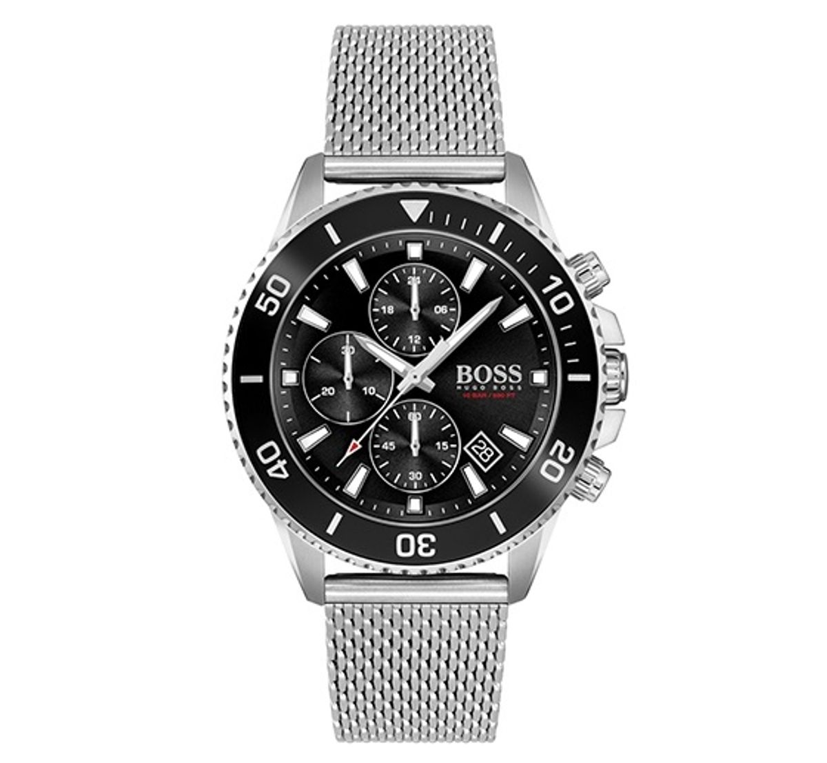 HUGO BOSS Admiral Black Mesh Herreur HB1513904