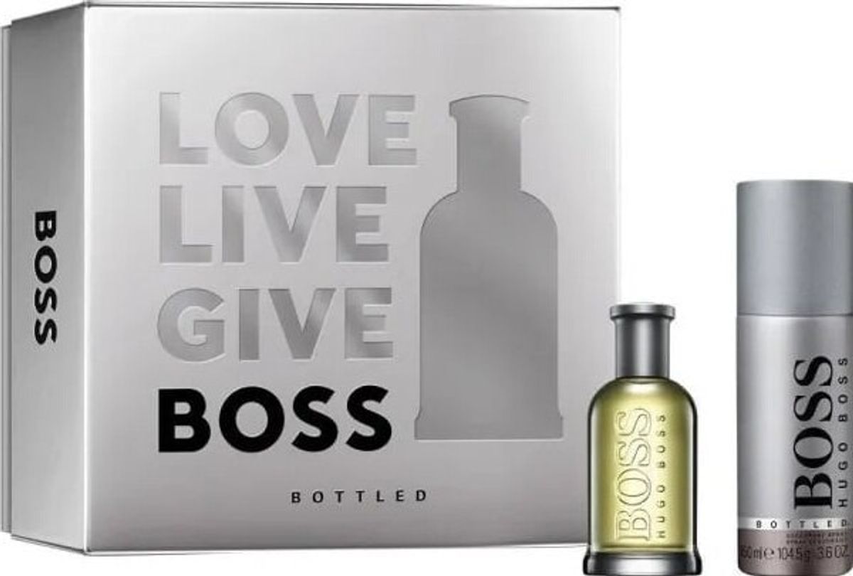 Hugo Boss - Bottled Edt 50 Ml + Deodorant Spray 150 Ml