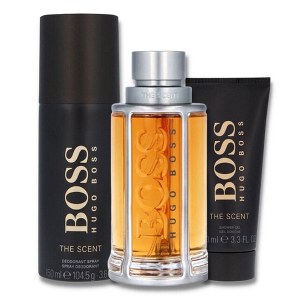 Hugo Boss - The Scent Him Sæt - 100 ml Edt + Deo + Showergel