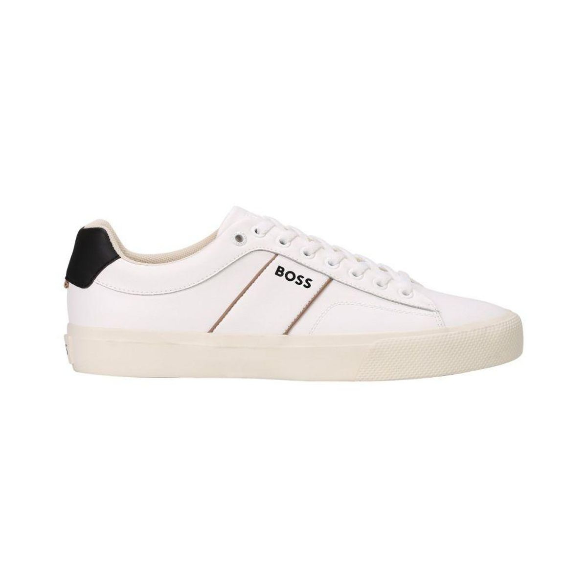 Hugo Boss White Leather Sneakers