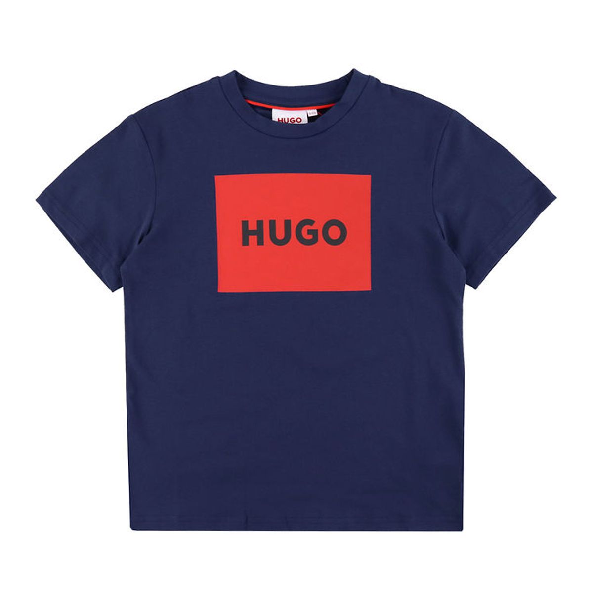 HUGO T-shirt - Medieval Blue/Rød