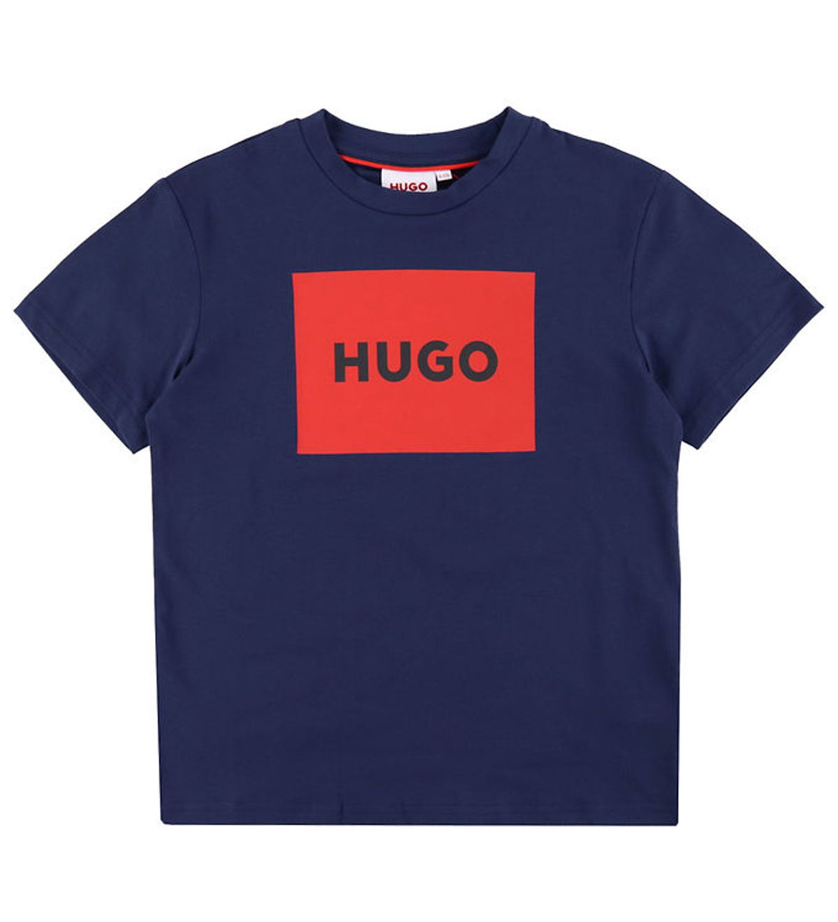 HUGO T-shirt - Medieval Blue/Rød