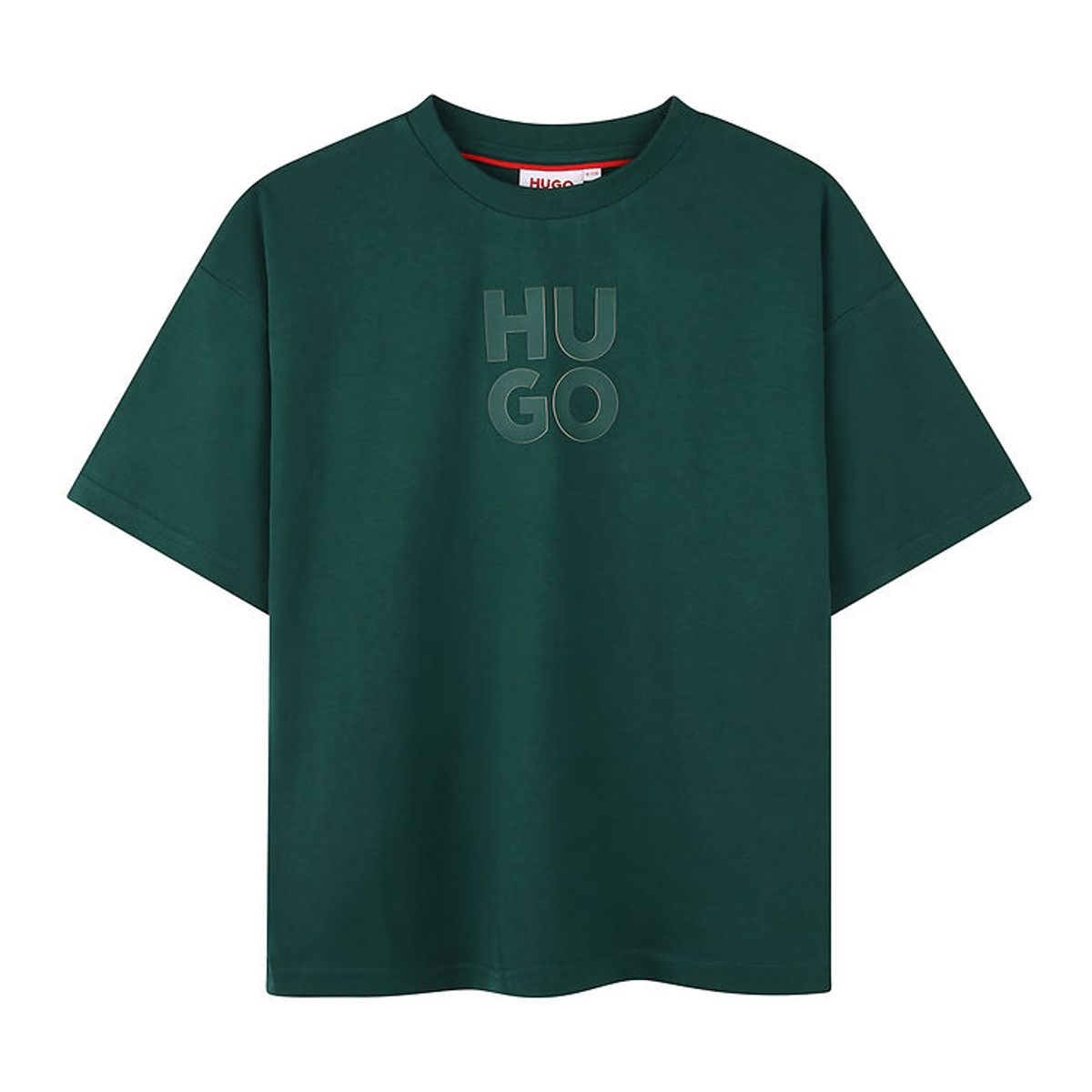 HUGO T-shirt - Rain Forest m. Logo