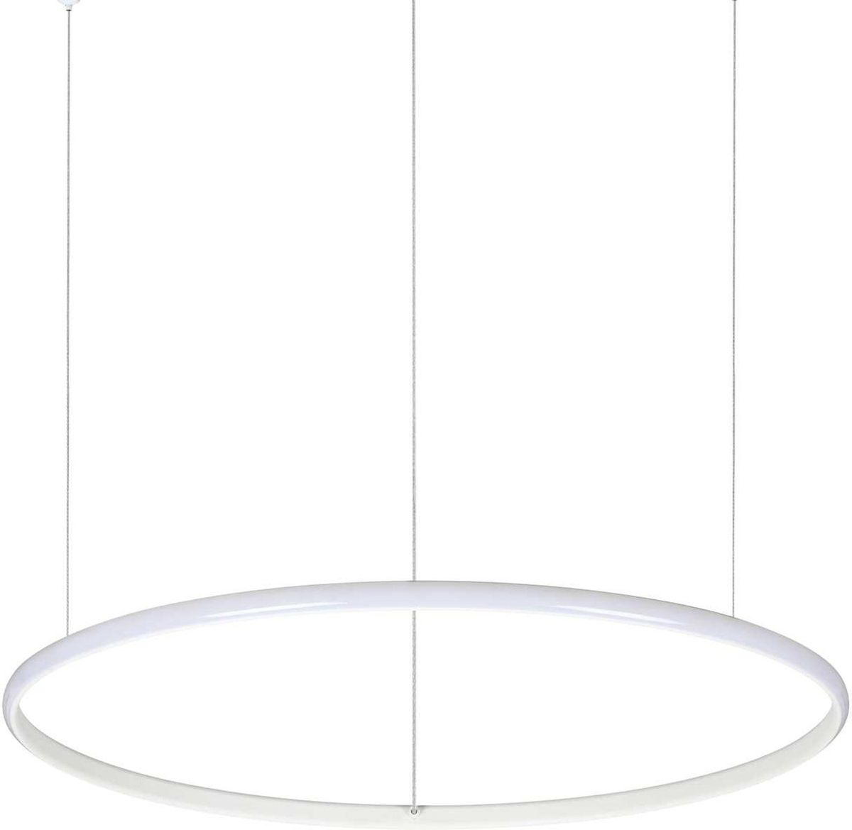 Hulahoop, Pendel lampe, LED 30W, LED, hvid, aluminium, metal, plast, Ø610xHmin170/max2120mm