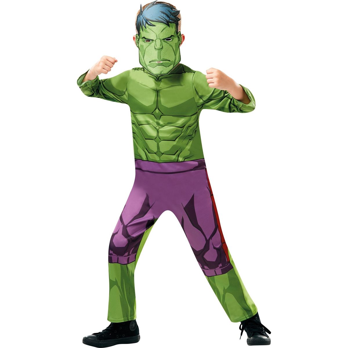 Hulk Kostume Til Børn - Marvel - Rubies - 128 Cm