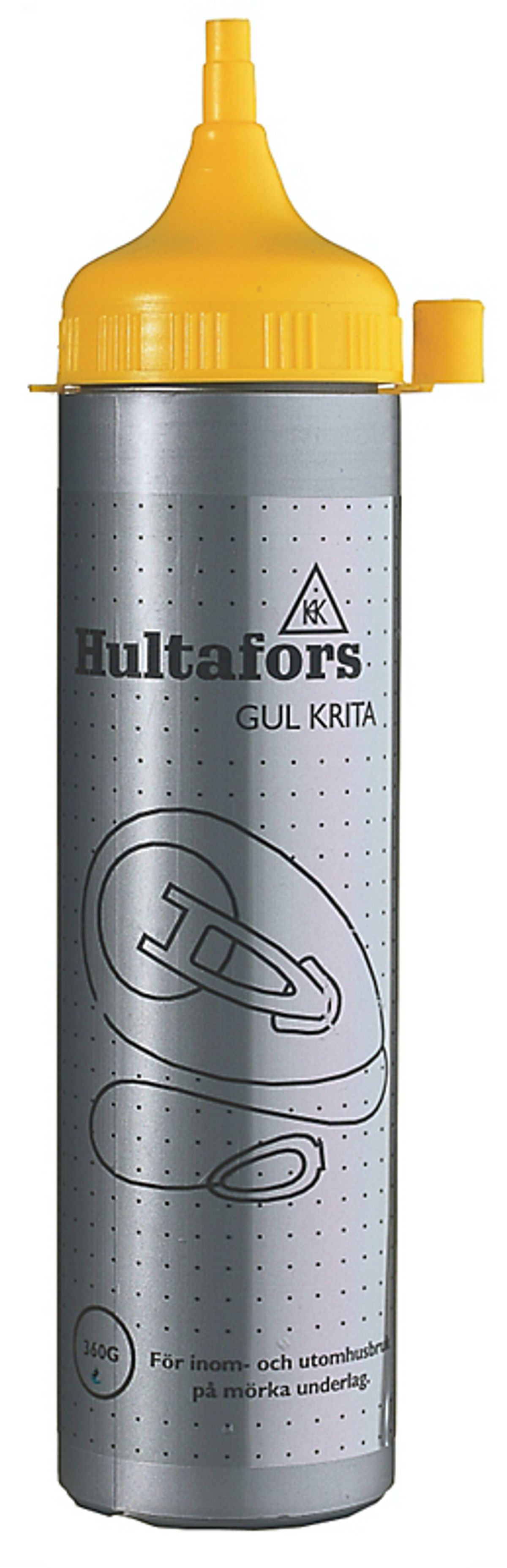 Hultafors Pulverkridt gul 360 gram