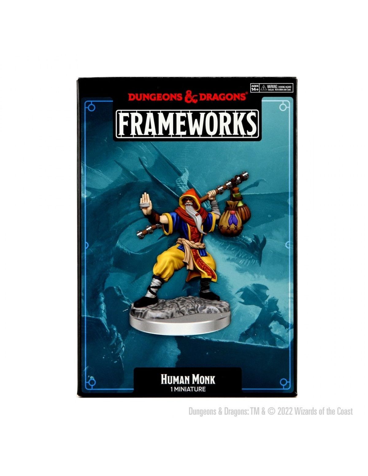 Human Monk - Male - D&D Frameworks - Wizkids