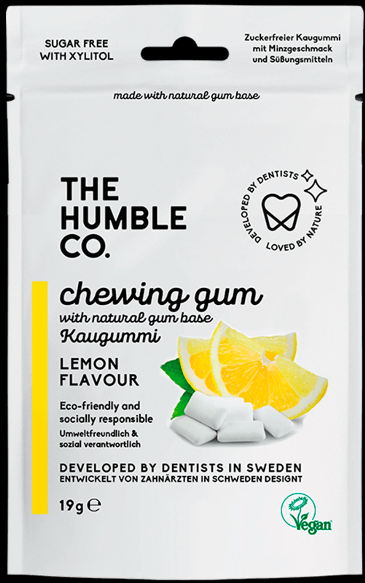 Humble Naturligt tyggegummi lemon