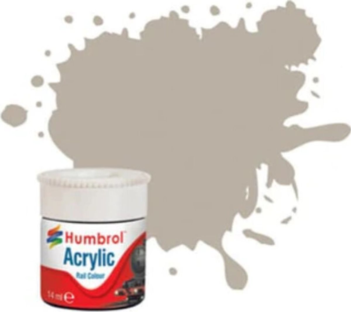 Humbrol Acrylic - Akryl Maling - Rail Colour - Engineers Grey - Rc 413