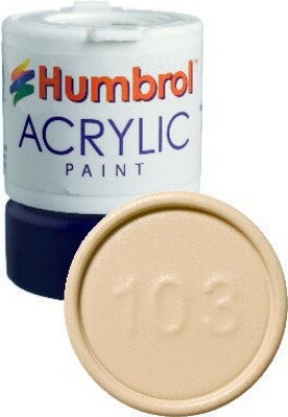 Humbrol - Akryl Maling - 12 Ml - Creme Mat - Replaced - 103