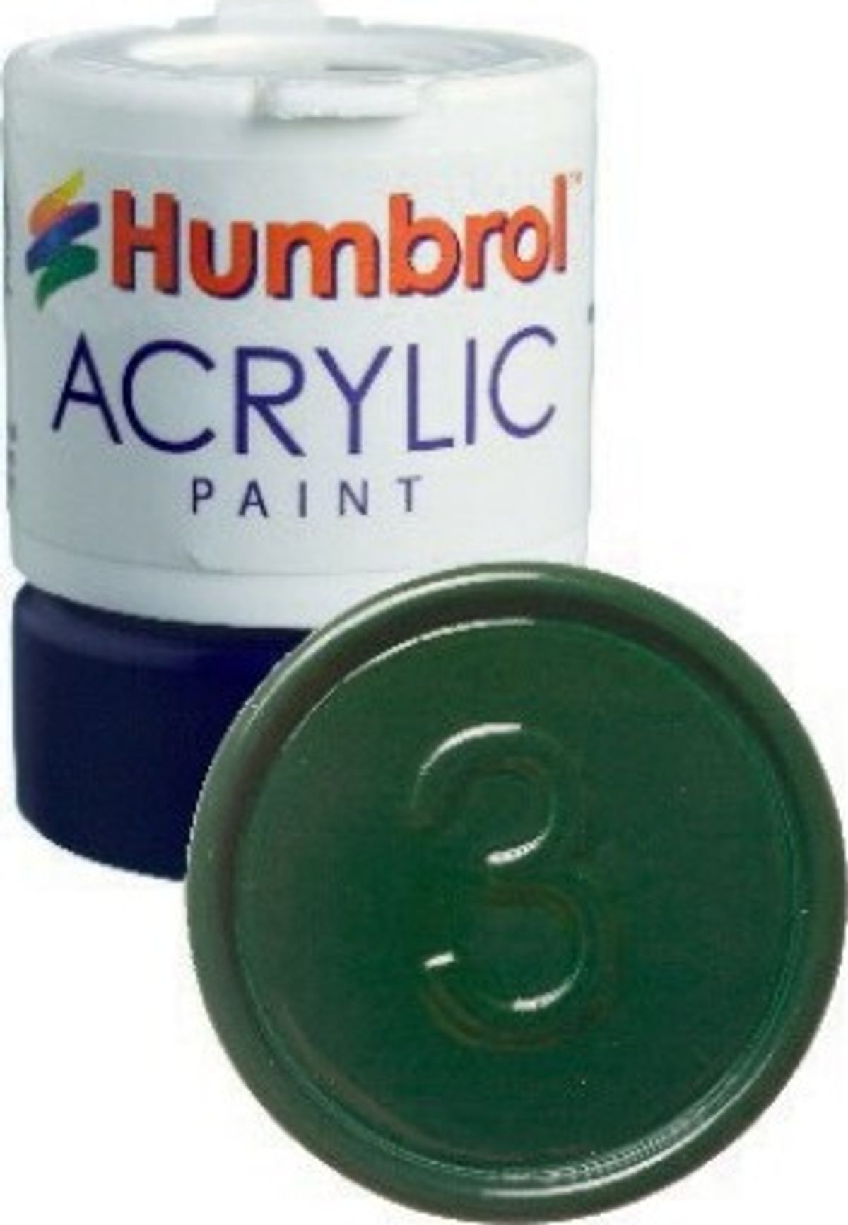 Humbrol - Akryl Maling - 14 Ml - Brunswick Grøn - Replaced - 3