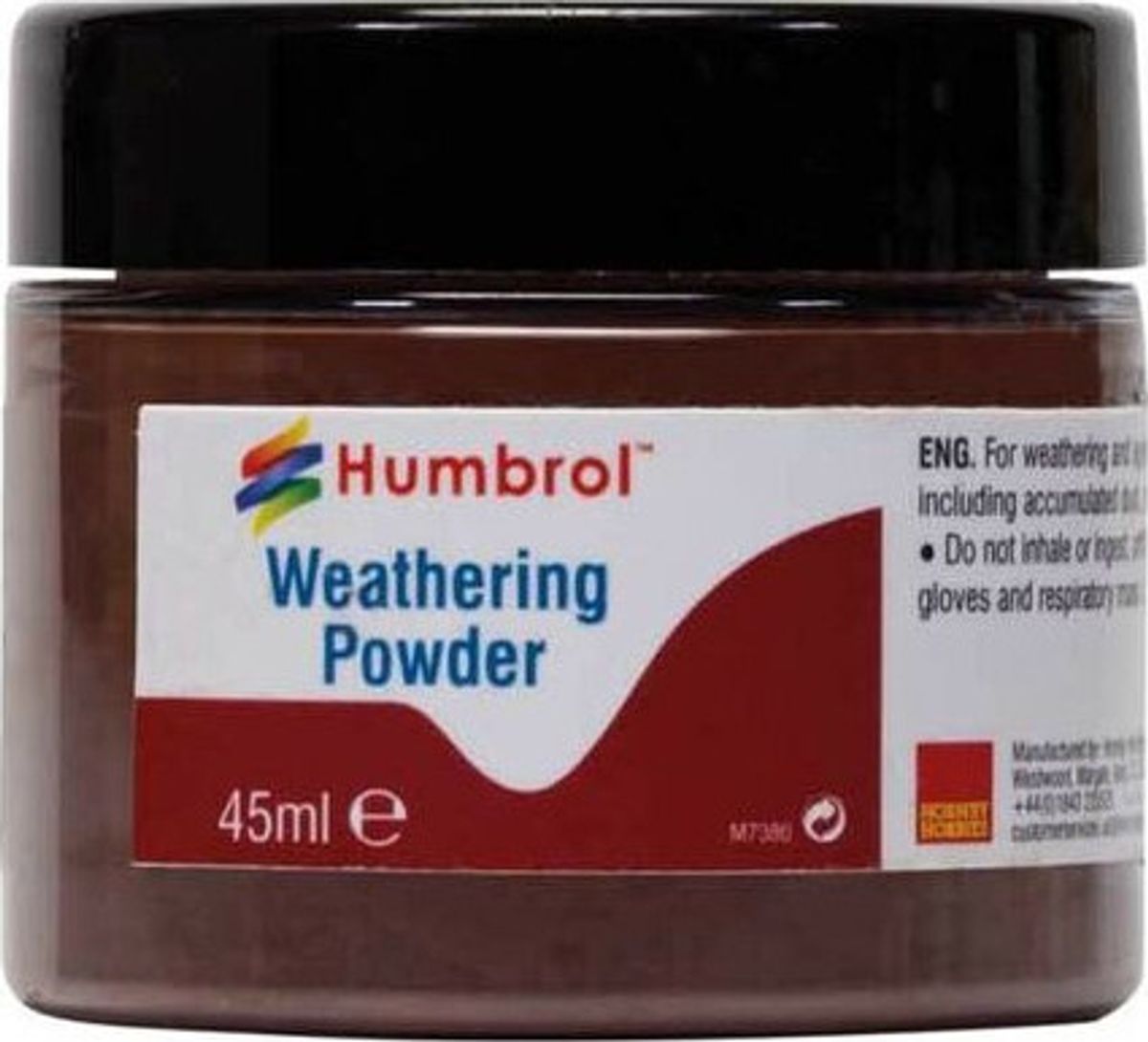 Humbrol - Weathering Powder - Mørk Jord 45 Ml