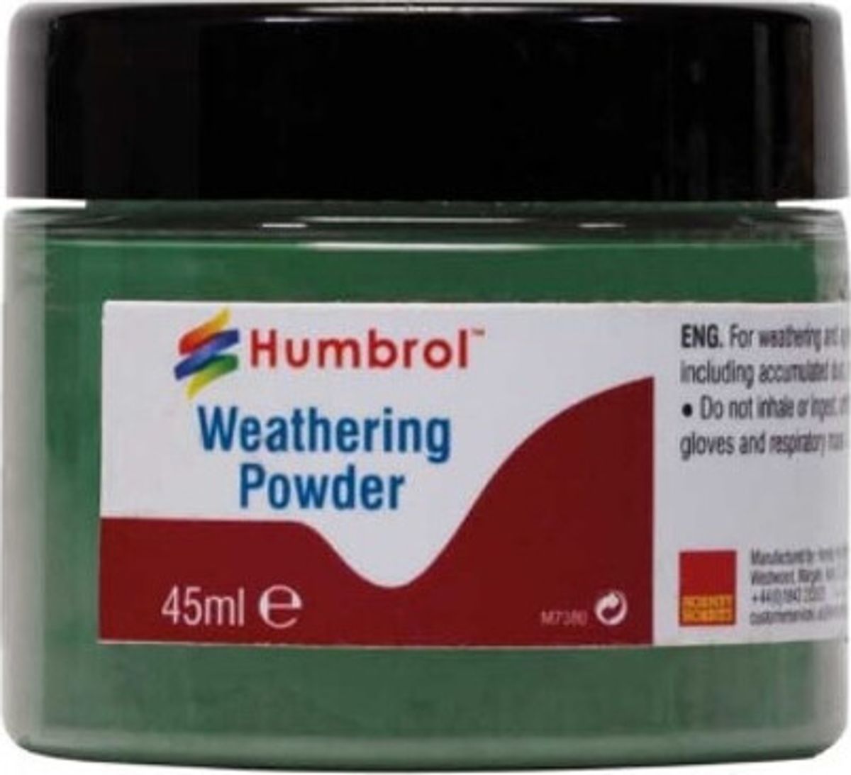 Humbrol - Weathering Powder - Oxideret Grøn 45 Ml