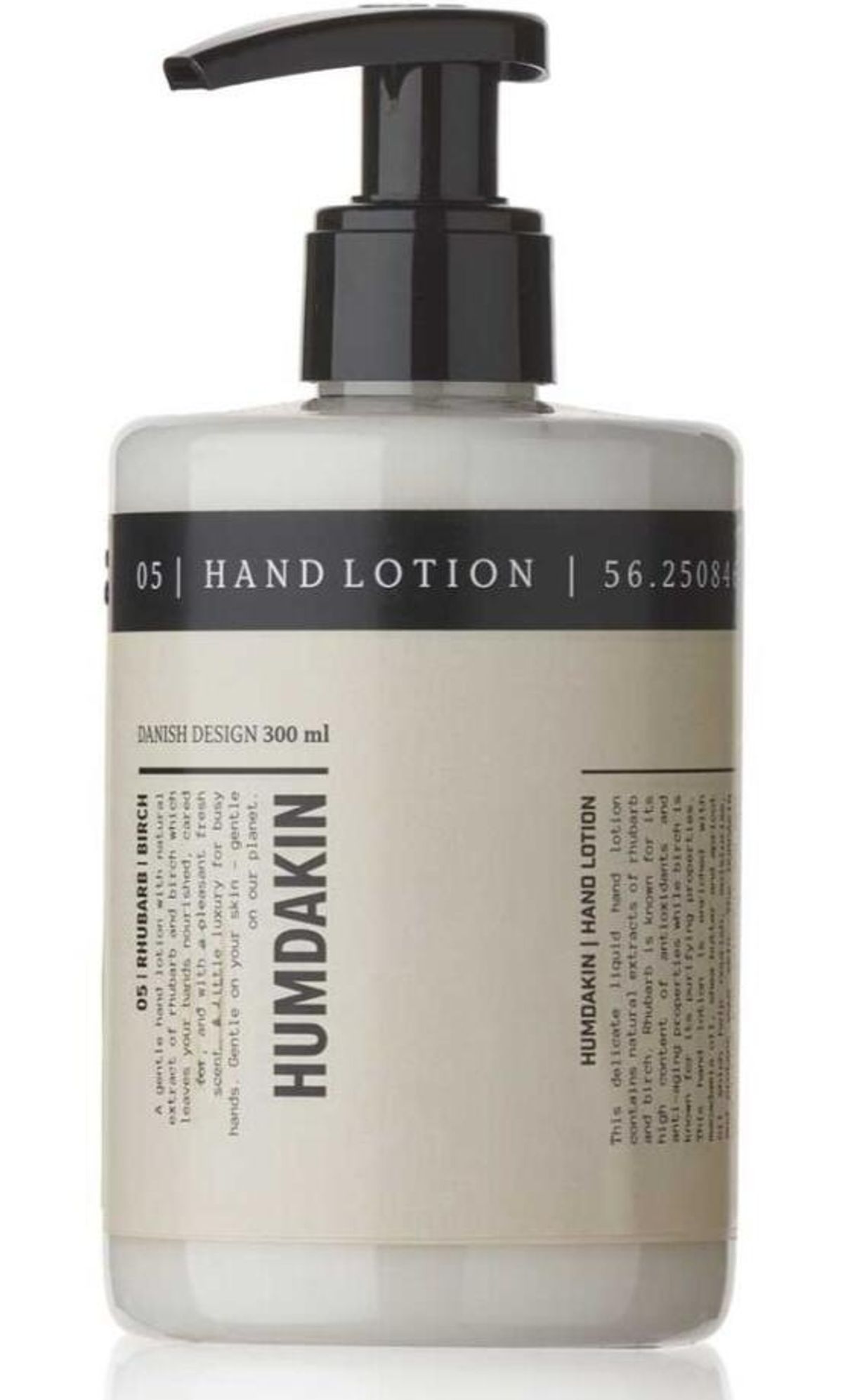 Humdakin Håndlotion 05, Rabarber/Birk, 300ml.