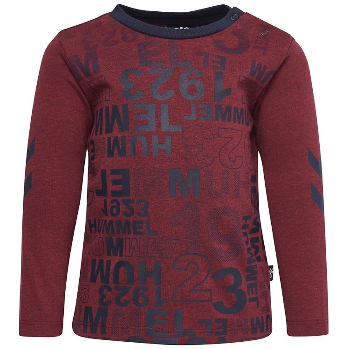 Hummel Bluse - HMLDerrick - Bordeaux m. Print