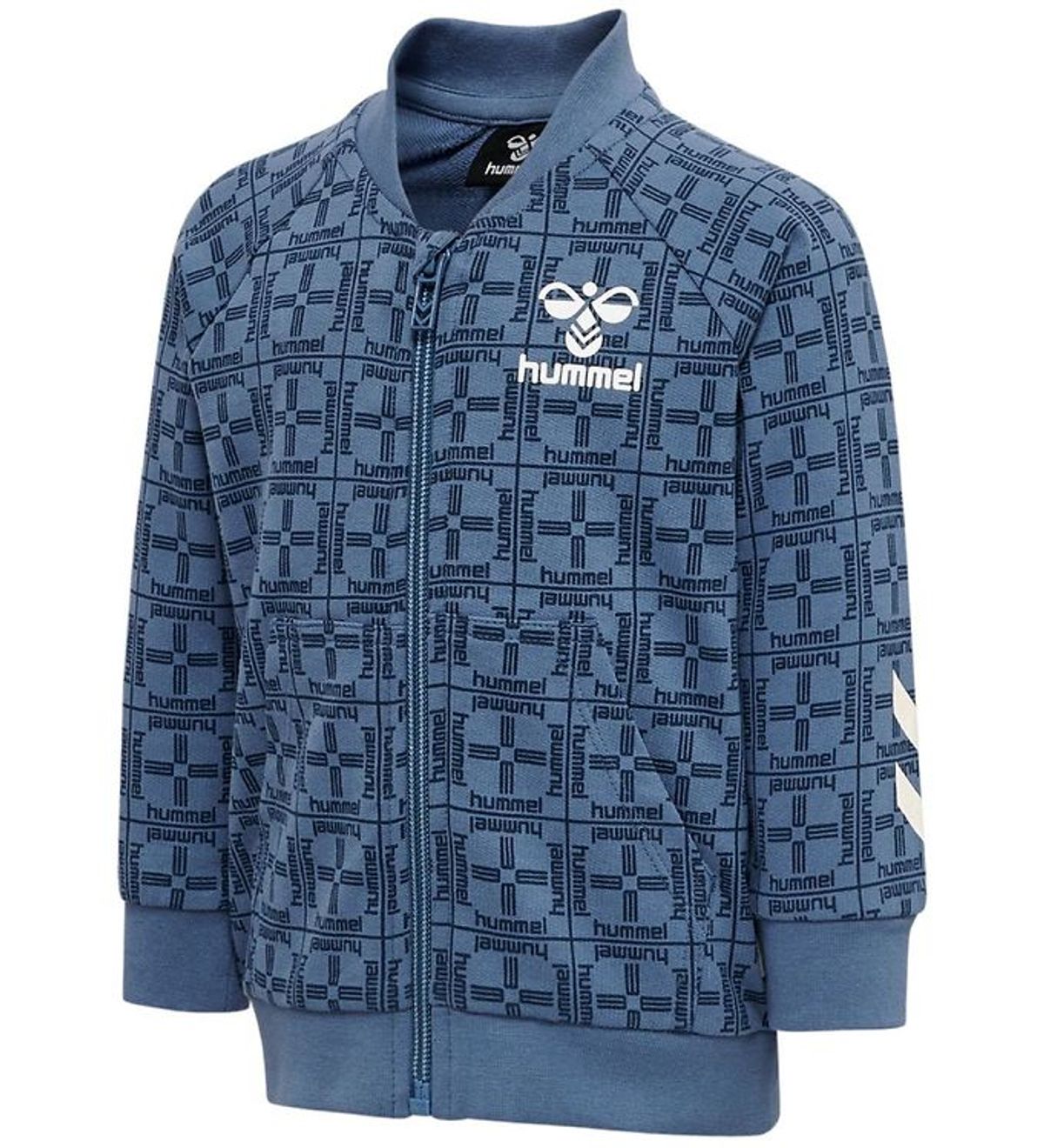 Hummel Cardigan - hmlTommy - Blue Horizon m. Print