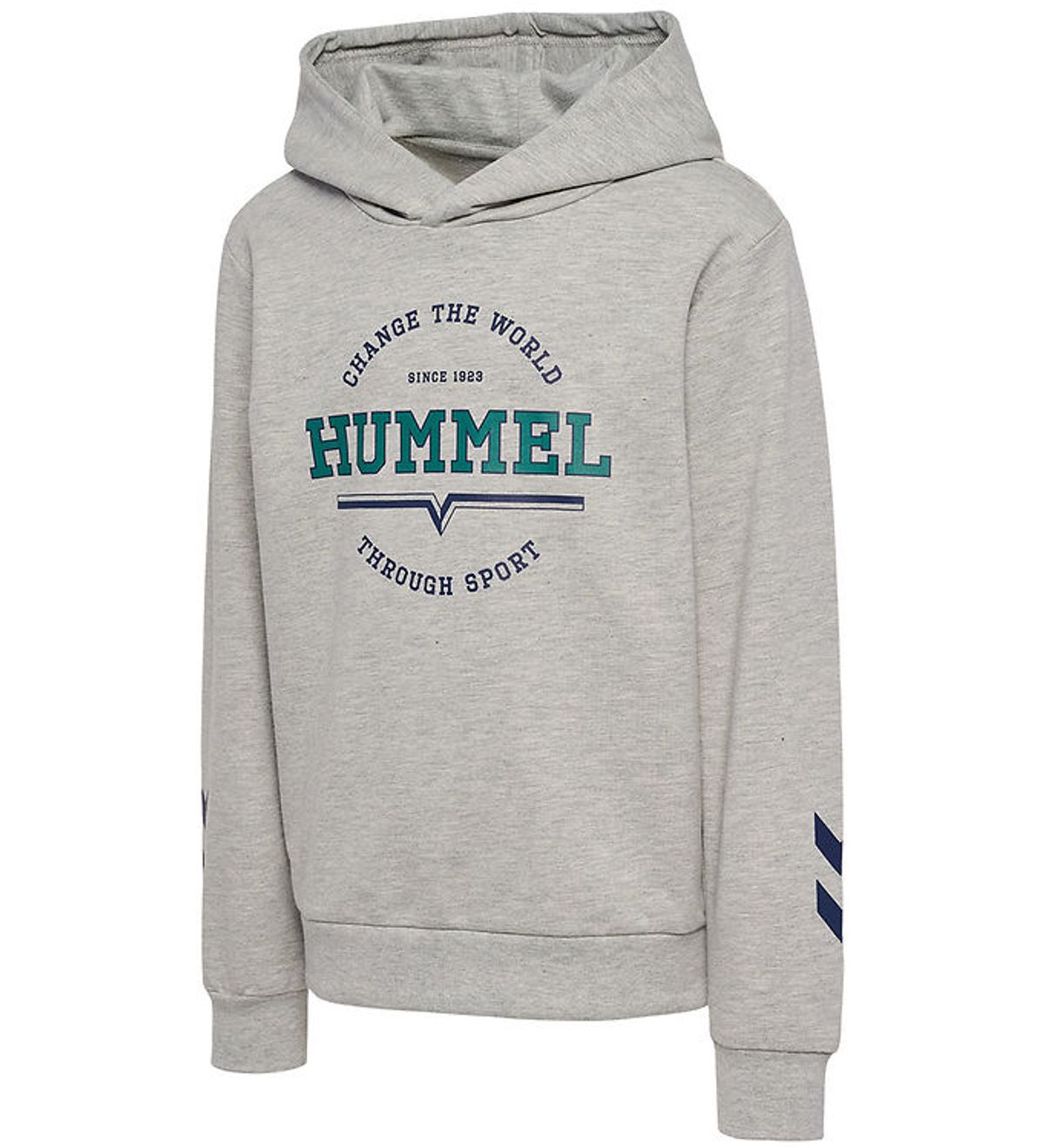 Hummel Hættetrøje - hmlAsher - Light Grey Melange